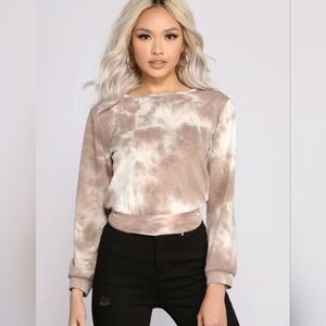 Windsor Tie-Back Cutout Sweatshirt